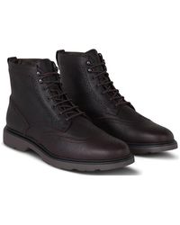 Hogan - H393 Ankle Lace-up Boots - Lyst