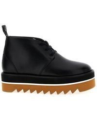 Stella McCartney - Lace Up Boots - Lyst