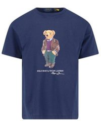 Polo Ralph Lauren - Polo Bear Motif Crewneck T-shirt - Lyst