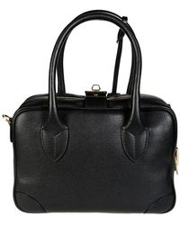 Golden Goose Graffiti-printed Zipped Crossbody Bag in Blue