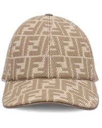 Fendi - Ff Jacquard Baseball Cap - Lyst