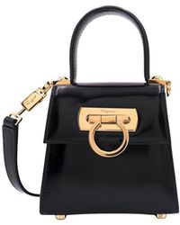 Ferragamo - Leather Handbags - Lyst