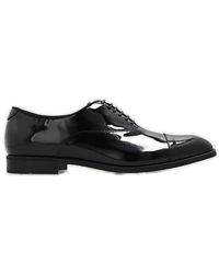 Emporio Armani - Square Toe Lace-up Shoes - Lyst