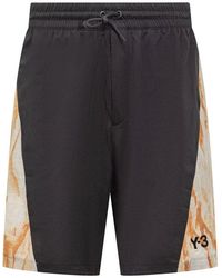 Y-3 - Rust Dye Shorts - Lyst