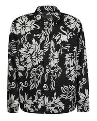 Sacai - Floral Printed Button-up Jacket - Lyst