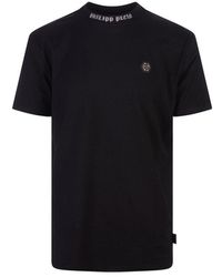 Philipp Plein - T-Shirt With Embroidered Logo - Lyst
