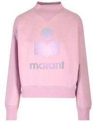 Isabel Marant - Moby Cropped Sweatshirt - Lyst