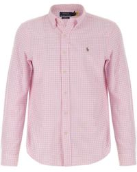 Polo Ralph Lauren - Cotton Shirt With Vichy Pattern - Lyst