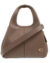 COACH - Lana 23 Logo Plaque Shoulder Bag - Lyst