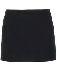 Ann Demeulemeester - Concealed Zipped Mini Skirt - Lyst