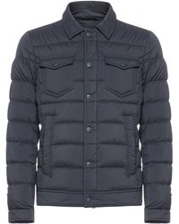 Herno Button-up Down Jacket - Blue