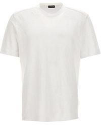 Zegna - Linen T-Shirt - Lyst