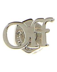 Off-White c/o Virgil Abloh - Logo Motif Single Earring - Lyst