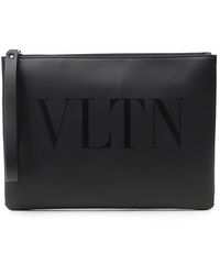 Valentino Garavani Vltn Pouch - Black