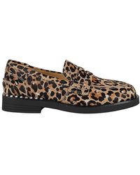 Ash - Winona Leopard Penny Loafers - Lyst