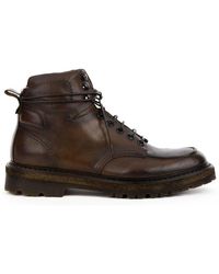 Corvari - Mahogany Lace-Up Ankle Boots - Lyst