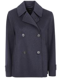 Weekend by Maxmara - Double-breasted Short Pea Coat - Lyst