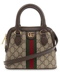 Gucci - Ophidia Monogrammed Mini Top Handle Bag - Lyst
