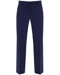 Dolce & Gabbana - Tailored Wool Stretch Trousers - Lyst