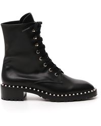 stuart weitzman flat ankle boots