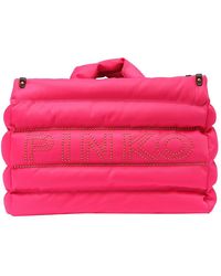 Pinko - Logo Hand Bag - Lyst