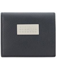 MM6 by Maison Martin Margiela - Logo Plaque Fold-over Wallet - Lyst