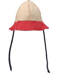 Sunnei - Cordie Detailed Bucket Hat - Lyst