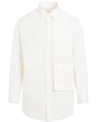 Y-3 - Buttoned Oversize Shirt - Lyst