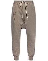 Rick Owens - X Champion Logo Embroidered Drawstring Tapered Pants - Lyst