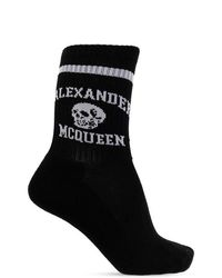 Alexander McQueen - Socks With Logo, - Lyst