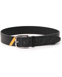 all black fendi belt