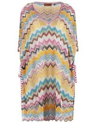 Missoni - Knitted Cover-up Dress - Lyst