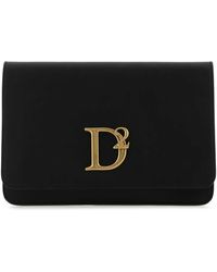 DSquared² Leather Clutch - Black