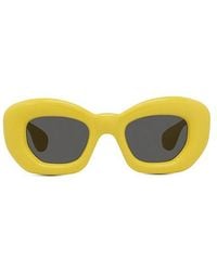 Loewe - Butterfly Frame Sunglasses - Lyst