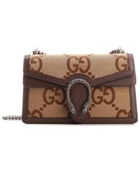 Gucci 2016 Re-edition Dionysus GG Blooms Bag in Natural