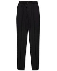 Emporio Armani - Pleat-front Trousers, - Lyst