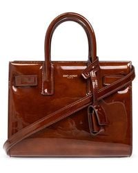 Saint Laurent - Sac Du Jour Leather Tote Bag - Lyst