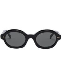 Retrosuperfuture - Marzo Oval Frame Sunglasses - Lyst