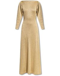 Gucci - Gold Lurex Dress - Lyst