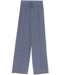 Ermanno Scervino - Floral-Print Trousers - Lyst