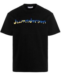 JW Anderson - X Run Hany Logo Printed T-shirt - Lyst