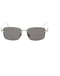 Dior - Cd Diamond Rectangle Frame Sunglasses - Lyst