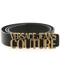 Versace Jeans Couture Logo Belt - Black
