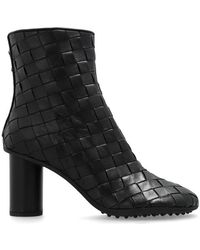 Bottega Veneta - Intrecciato Atomic Ankle Boots - Lyst