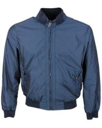 Moorer - Axten-Km Reversible Zipped Bomber Jacket - Lyst