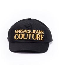 Versace - Logo-embroidered Curved Peak Baseball Cap - Lyst