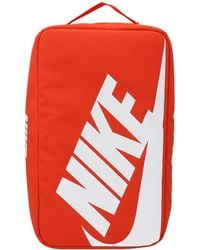 Nike Logo Printed Shoe Box Bag - Red