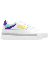 DSquared² - Logo-embossed Lace-up Sneakers - Lyst