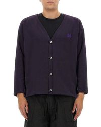 Needles - V-neck Buttoned Cardigan - Lyst