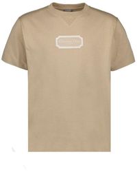 Dior - Logo Patch Round-neck T-shirt - Lyst